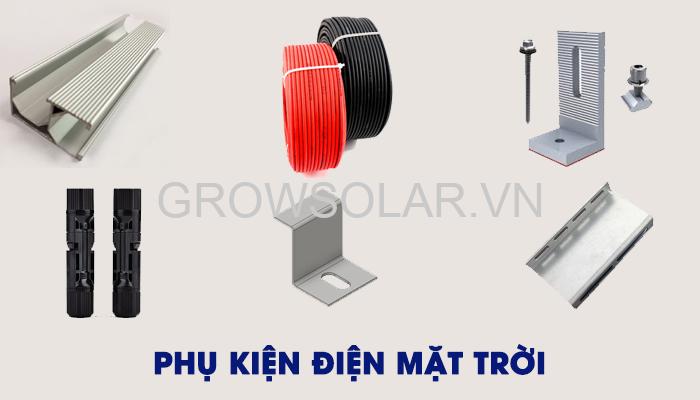 Cung cấp phụ kiện điện mặt trời áp mái tại Nghệ An