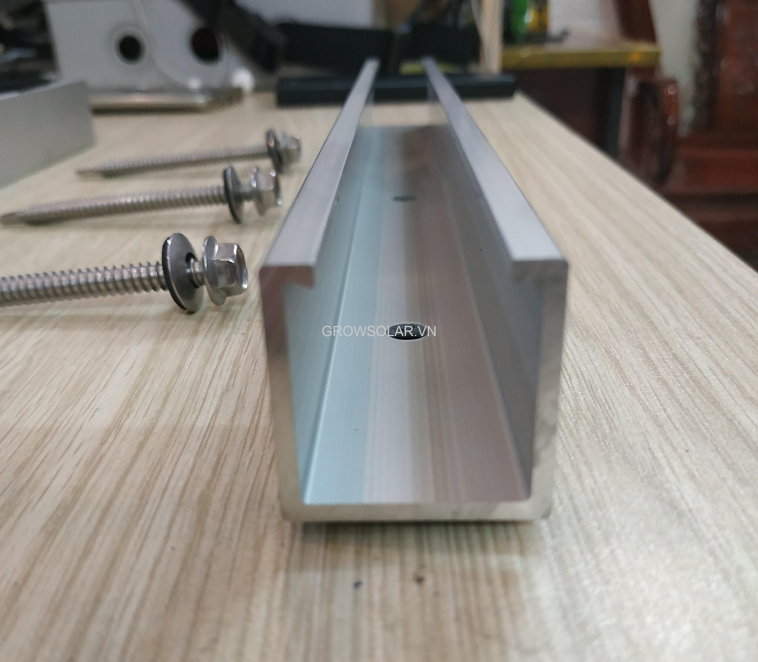 rail-nhom-30mm Thanh rail nhôm 30cm